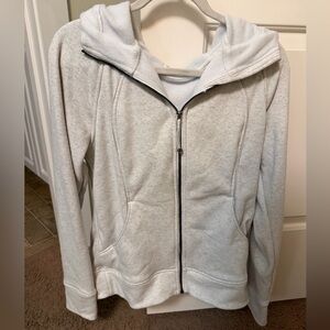 Lululemon grey Zip-Up Hoodie
